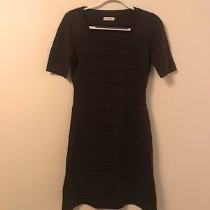 Calvin Klein Chocolate Brown Sweater Dress - XS